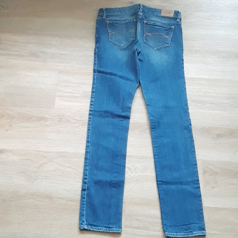 Abercrombie The A&F Skinny Jeans - Size 3/4 Medium Wash Low Rise Jeans - Picture 8 of 9